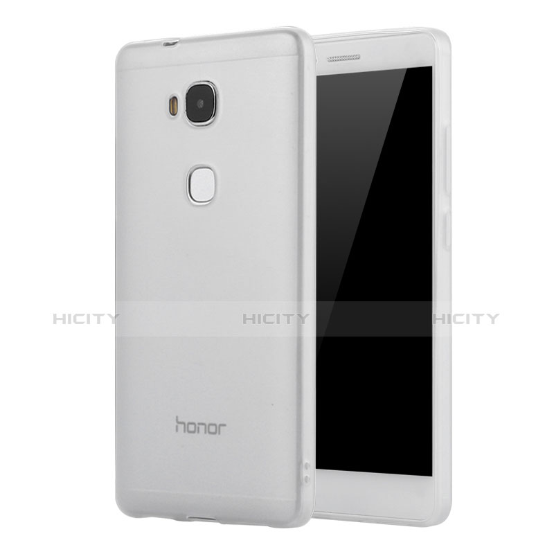 Huawei Honor 5X用極薄ソフトケース シリコンケース 耐衝撃 全面保護 S01 ファーウェイ クリア