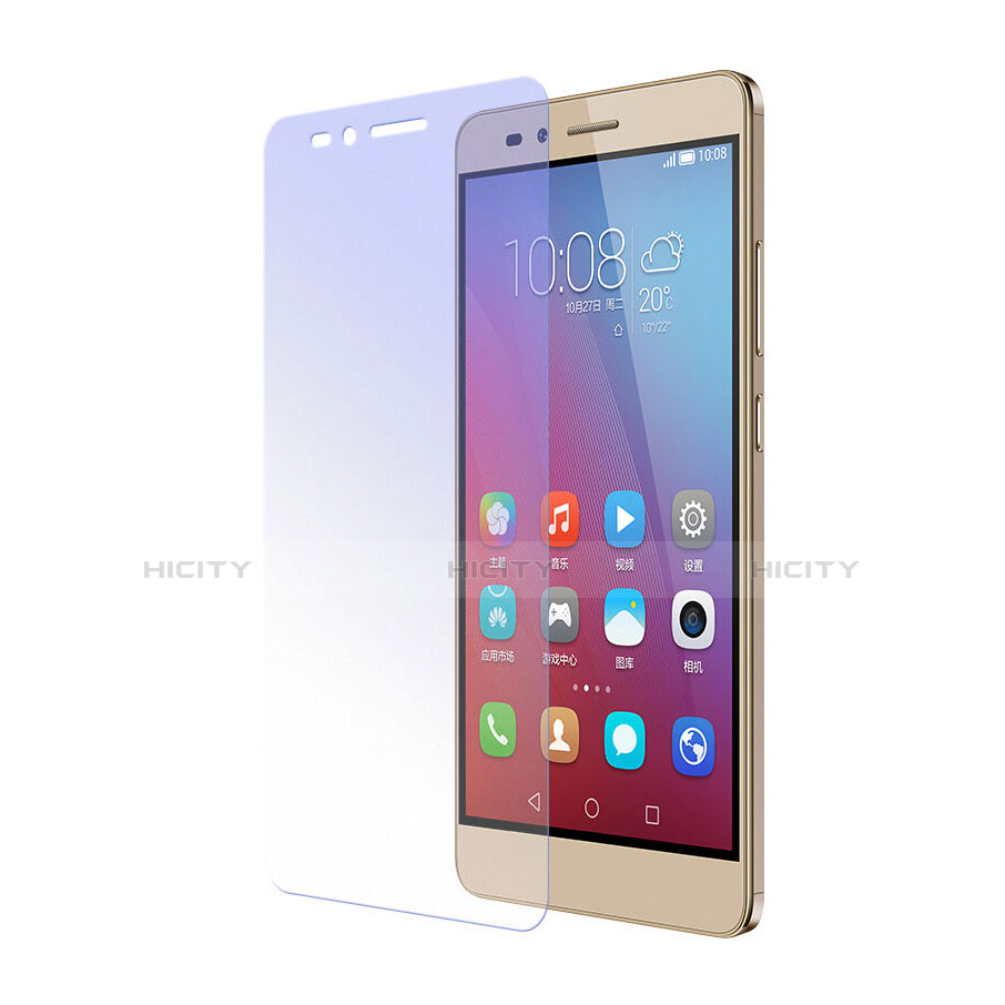 Huawei Honor 5X用アンチグレア ブルーライト 強化ガラス 液晶保護フィルム ファーウェイ ネイビー