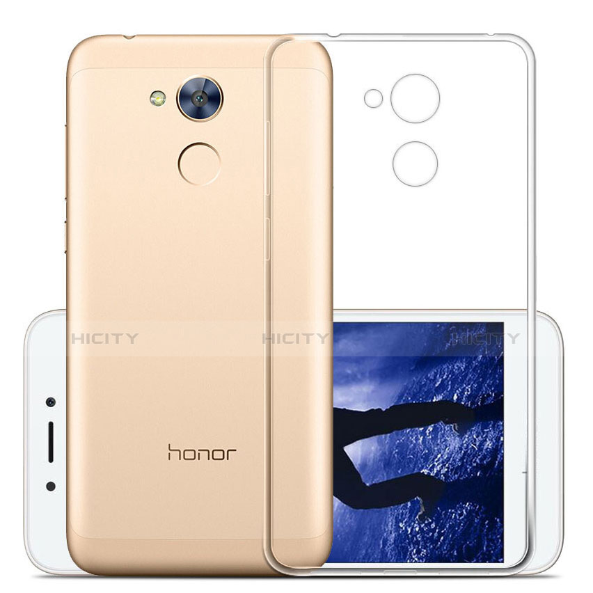 Huawei Honor 6A用極薄ソフトケース シリコンケース 耐衝撃 全面保護 クリア透明 T05 ファーウェイ クリア