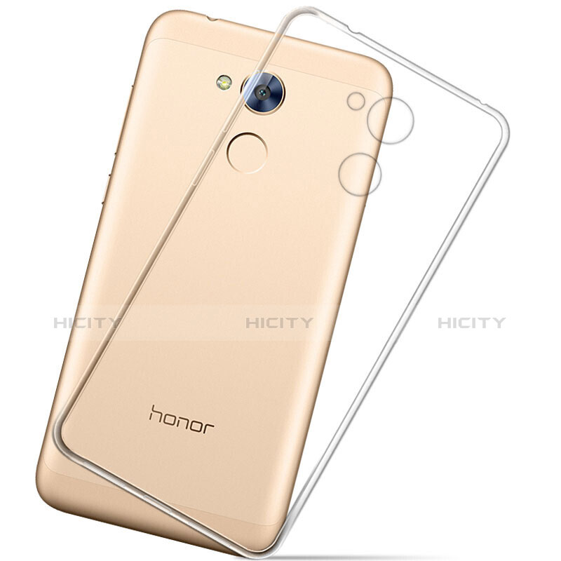 Huawei Honor 6A用極薄ソフトケース シリコンケース 耐衝撃 全面保護 クリア透明 T05 ファーウェイ クリア