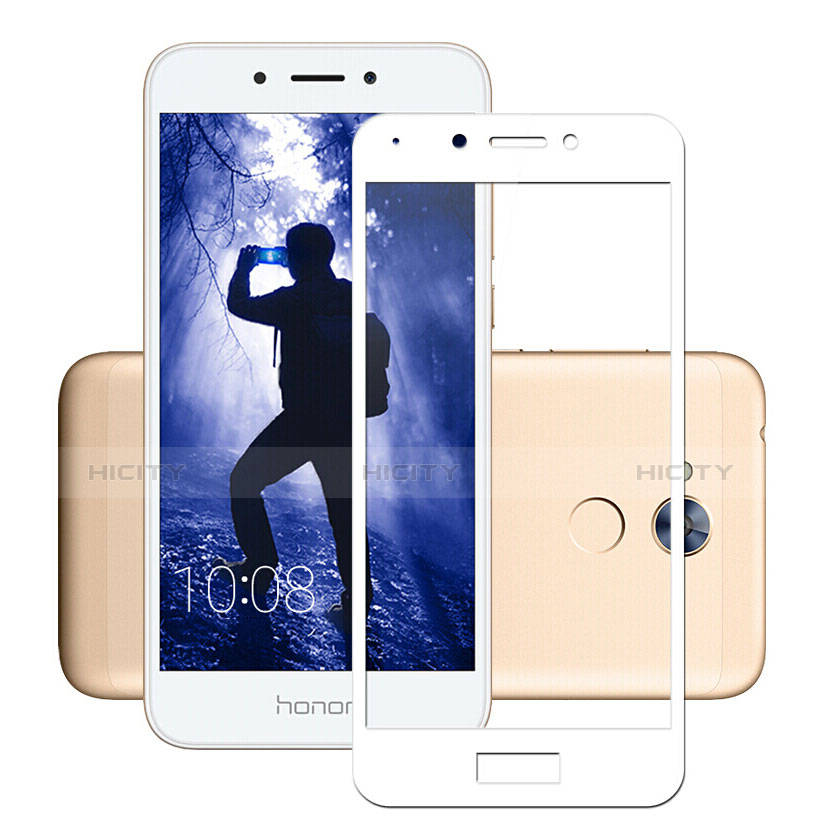 Huawei Honor 6A用強化ガラス フル液晶保護フィルム ファーウェイ ホワイト