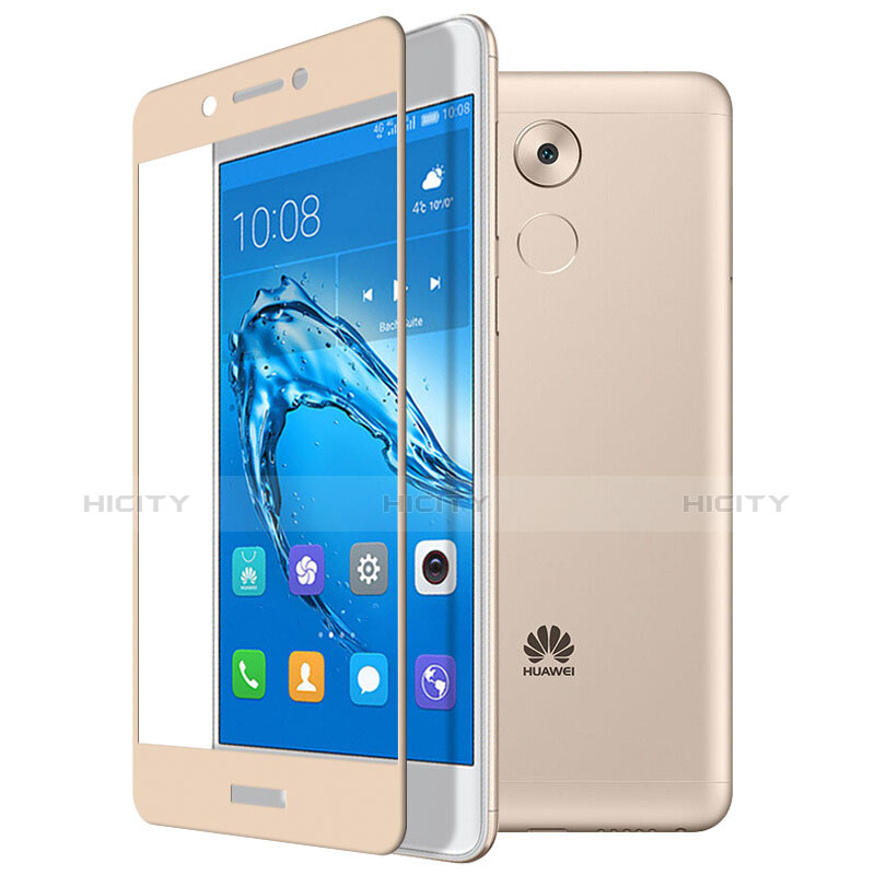 Huawei Honor 6C用強化ガラス フル液晶保護フィルム ファーウェイ ゴールド