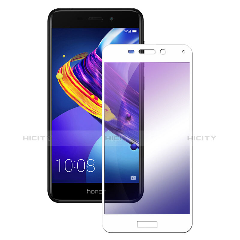 Huawei Honor 6C Pro用強化ガラス フル液晶保護フィルム F03 ファーウェイ ホワイト