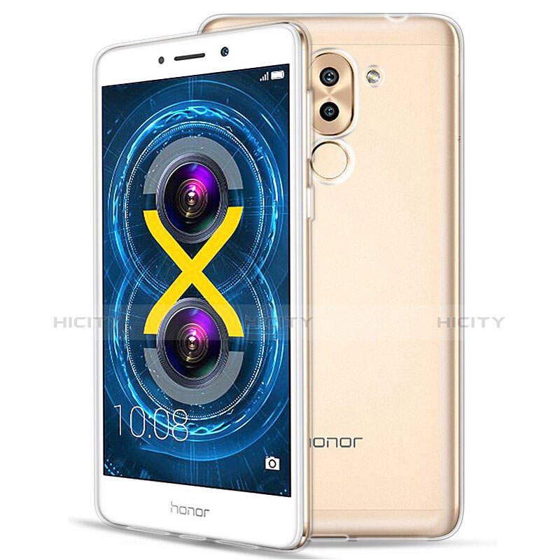 Huawei Honor 6X Pro用極薄ソフトケース シリコンケース 耐衝撃 全面保護 クリア透明 カバー ファーウェイ クリア