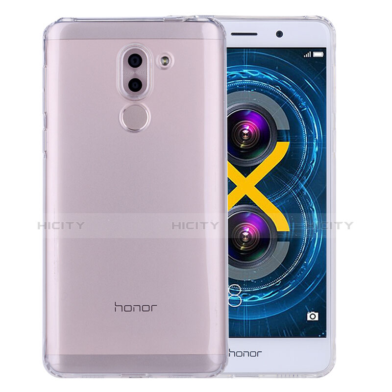 Huawei Honor 6X Pro用極薄ソフトケース シリコンケース 耐衝撃 全面保護 クリア透明 T04 ファーウェイ クリア