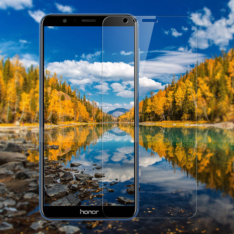 Huawei Honor 7X用強化ガラス 液晶保護フィルム T04 ファーウェイ クリア