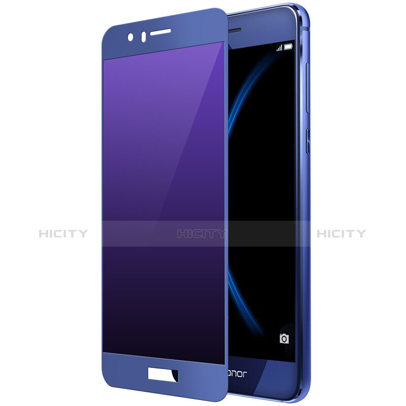 Huawei Honor 8用強化ガラス フル液晶保護フィルム F01 ファーウェイ ネイビー