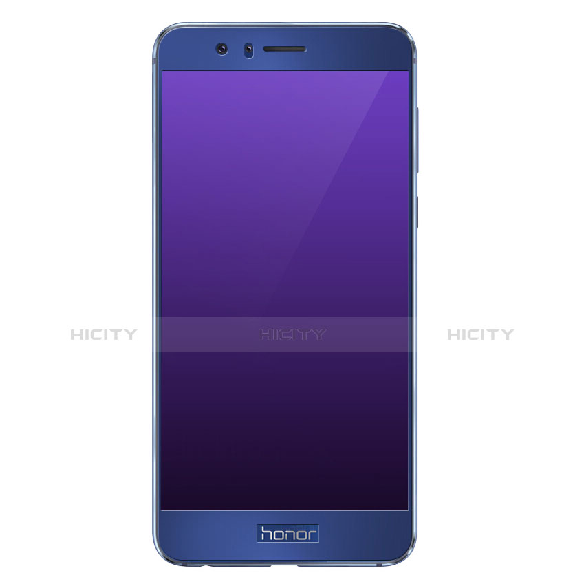 Huawei Honor 8用強化ガラス フル液晶保護フィルム F01 ファーウェイ ネイビー