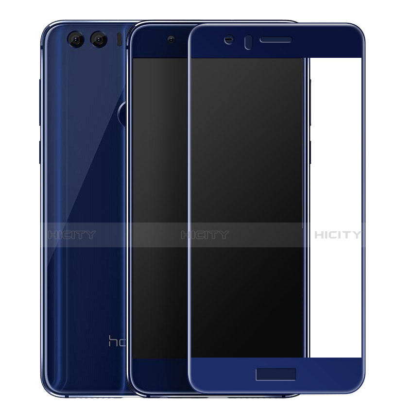 Huawei Honor 8用強化ガラス フル液晶保護フィルム F02 ファーウェイ ネイビー