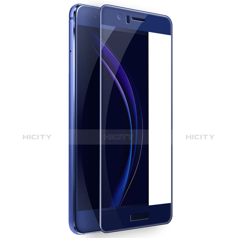 Huawei Honor 8用強化ガラス フル液晶保護フィルム F02 ファーウェイ ネイビー