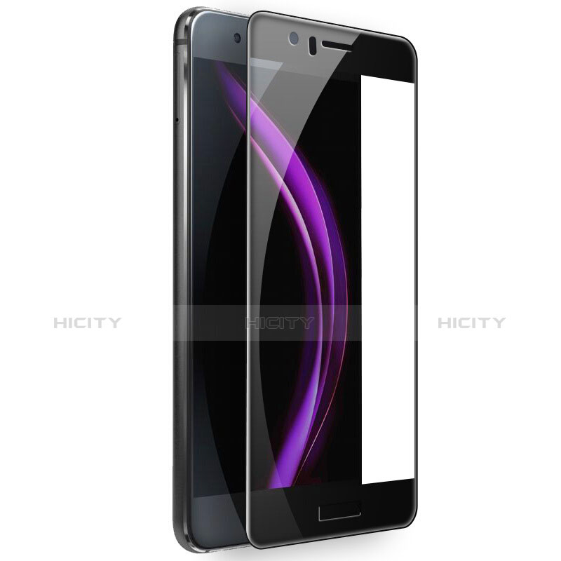 Huawei Honor 8用強化ガラス フル液晶保護フィルム F02 ファーウェイ ブラック