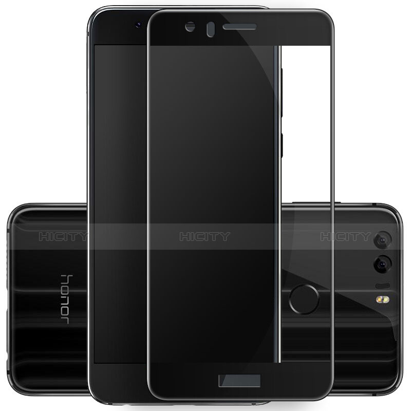 Huawei Honor 8用強化ガラス フル液晶保護フィルム F02 ファーウェイ ブラック