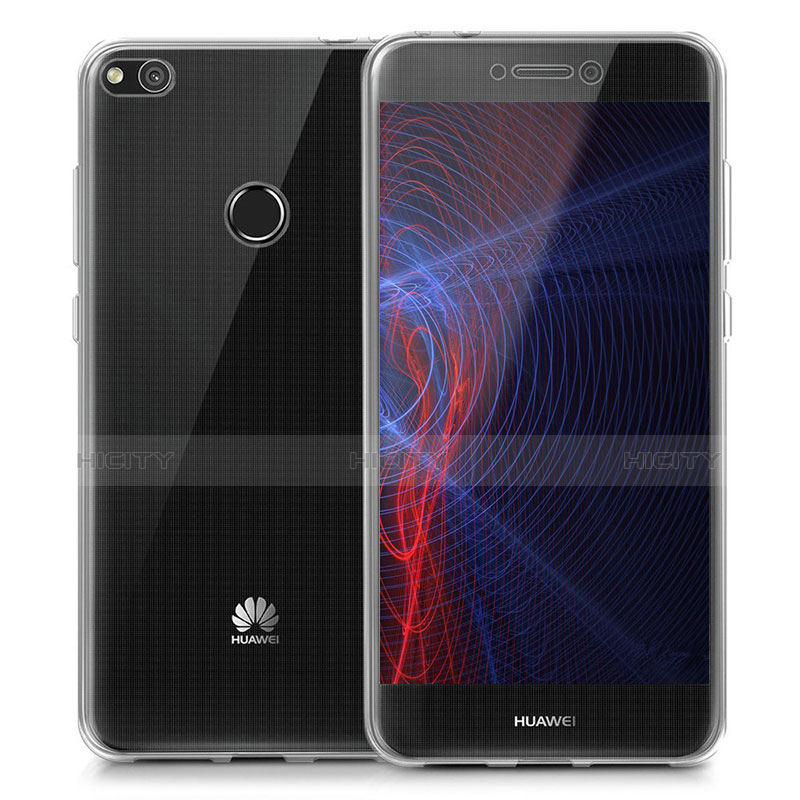 Huawei Honor 8 Lite用極薄ソフトケース シリコンケース 耐衝撃 全面保護 クリア透明 T02 ファーウェイ クリア