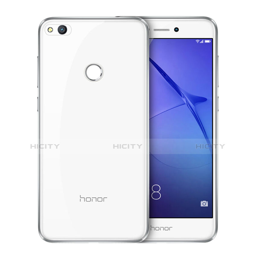 Huawei Honor 8 Lite用極薄ソフトケース シリコンケース 耐衝撃 全面保護 クリア透明 カバー ファーウェイ クリア