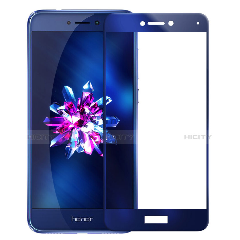 Huawei Honor 8 Lite用強化ガラス フル液晶保護フィルム F02 ファーウェイ ネイビー