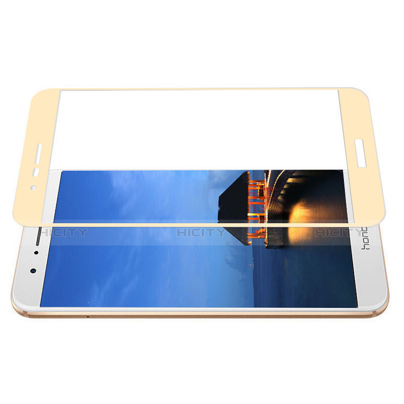 Huawei Honor 8 Pro用強化ガラス フル液晶保護フィルム F02 ファーウェイ ゴールド