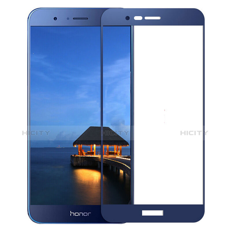 Huawei Honor 8 Pro用強化ガラス フル液晶保護フィルム F02 ファーウェイ ネイビー