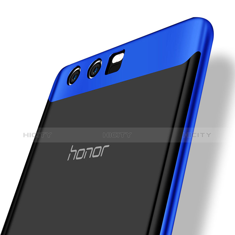 Huawei Honor 9用極薄ソフトケース シリコンケース 耐衝撃 全面保護 クリア透明 T07 ファーウェイ ネイビー