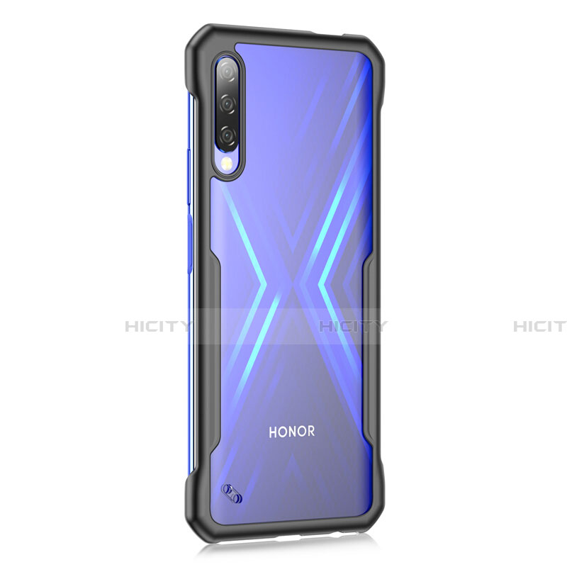 Huawei Honor 9X Pro用ハイブリットバンパーケース クリア透明 プラスチック 鏡面 カバー M01 ファーウェイ 