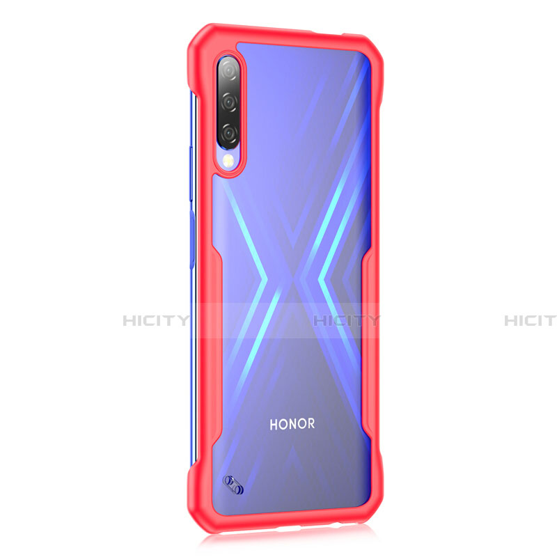 Huawei Honor 9X Pro用ハイブリットバンパーケース クリア透明 プラスチック 鏡面 カバー M01 ファーウェイ 