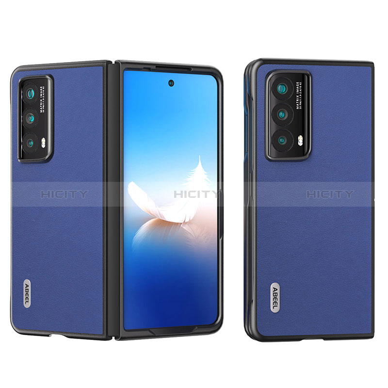 Huawei Honor Magic Vs2 5G用ハイブリットバンパーケース 高級感 手触り良いレザー柄 兼プラスチック B11H ファーウェイ 