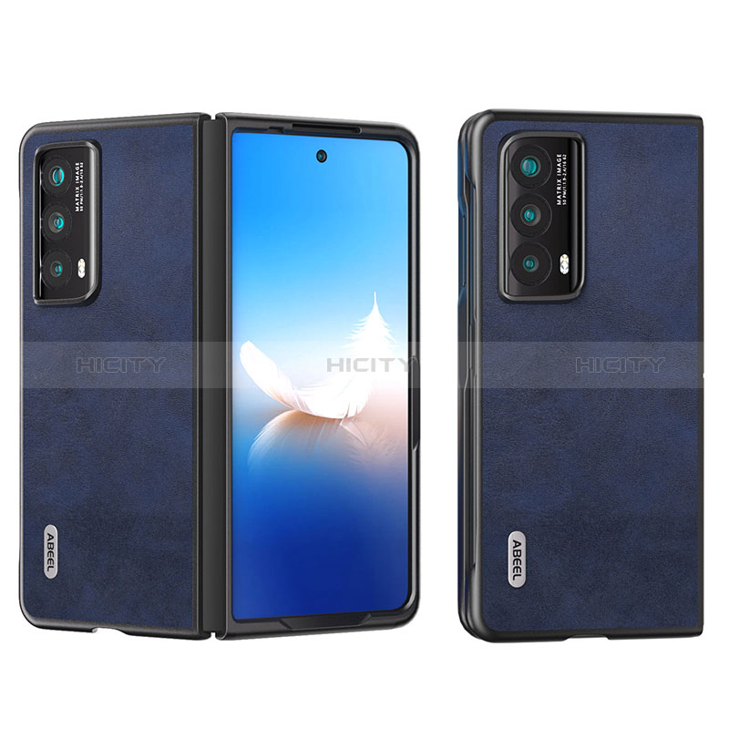 Huawei Honor Magic Vs2 5G用ハイブリットバンパーケース 高級感 手触り良いレザー柄 兼プラスチック B13H ファーウェイ 