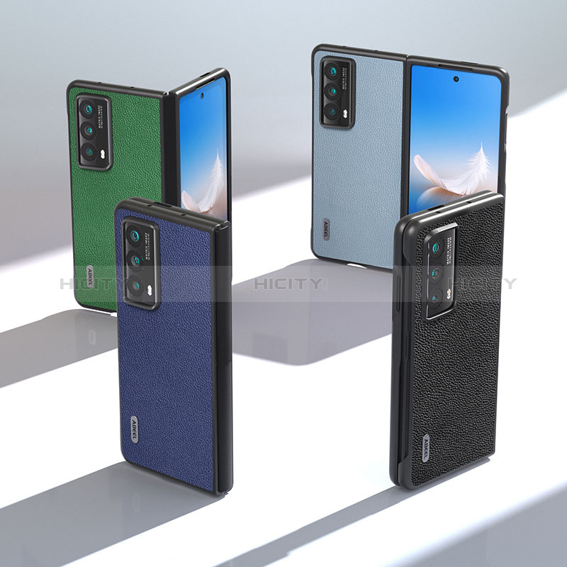 Huawei Honor Magic Vs2 5G用ハイブリットバンパーケース 高級感 手触り良いレザー柄 兼プラスチック BH5 ファーウェイ 