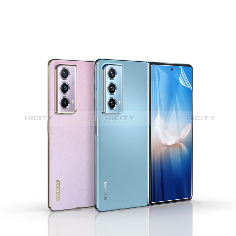 Huawei Honor Magic Vs2 5G用高光沢 液晶保護フィルム フルカバレッジ画面 ファーウェイ クリア