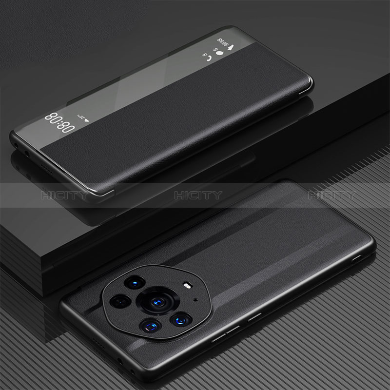 Huawei Honor Magic3 Pro+ Plus 5G用手帳型 レザーケース スタンド カバー GS1 ファーウェイ ブラック