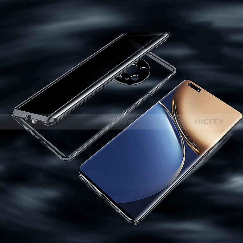 Huawei Honor Magic3 Pro+ Plus 5G用ケース 高級感 手触り良い アルミメタル 製の金属製 360度 フルカバーバンパー 鏡面 カバー P01 ファーウェイ 