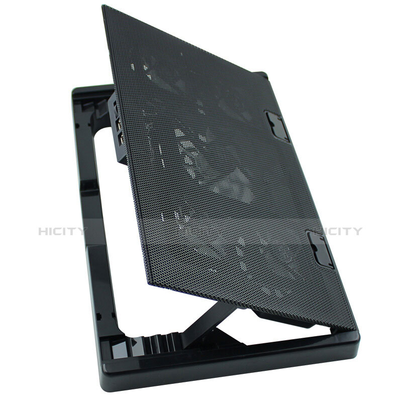 Huawei Honor MagicBook 14用ノートブックホルダー クーラー 冷却パッド ファン ラップトップスタンド 9インチ〜16インチ M01 ファーウェイ ブラック
