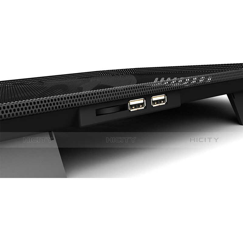 Huawei Honor MagicBook Pro (2020) 16.1用ノートブックホルダー クーラー 冷却パッド ファン ラップトップスタンド 9インチ〜16インチ M19 ファーウェイ ブラック
