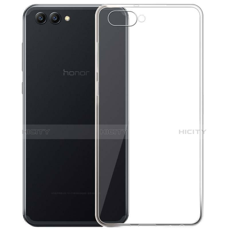 Huawei Honor V10用極薄ソフトケース シリコンケース 耐衝撃 全面保護 クリア透明 カバー ファーウェイ クリア