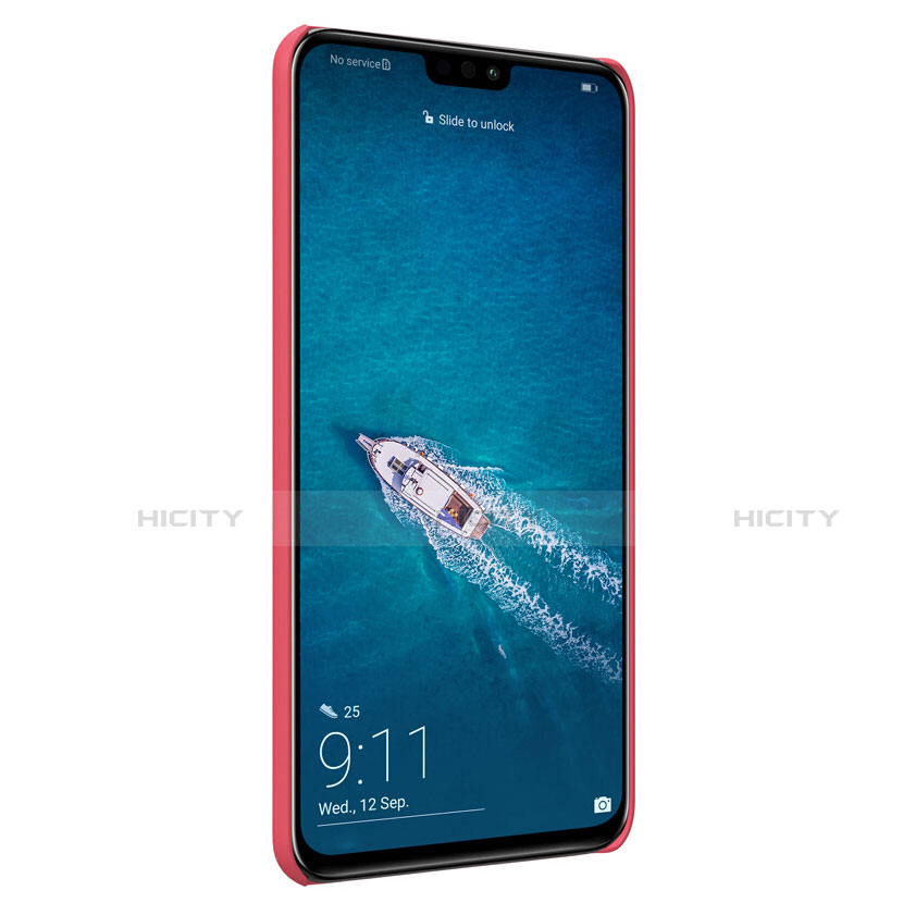 Huawei Honor V10 Lite用ハードケース プラスチック 質感もマット ファーウェイ レッド