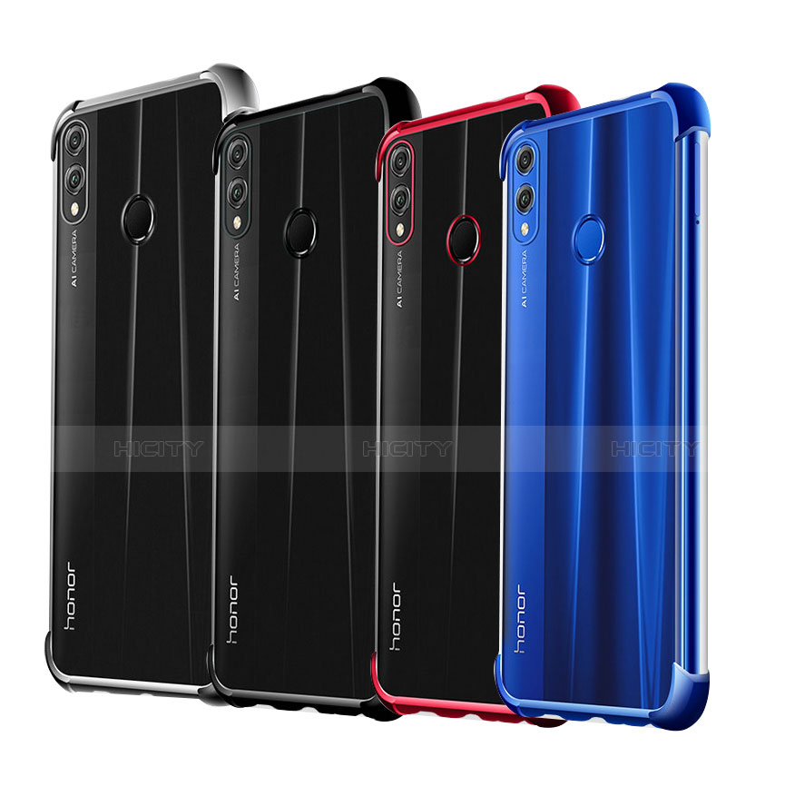 Huawei Honor V10 Lite用極薄ソフトケース シリコンケース 耐衝撃 全面保護 クリア透明 H02 ファーウェイ 