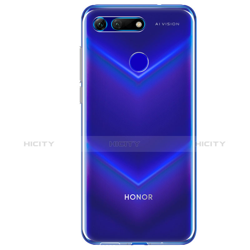 Huawei Honor V20用極薄ソフトケース シリコンケース 耐衝撃 全面保護 クリア透明 T07 ファーウェイ クリア