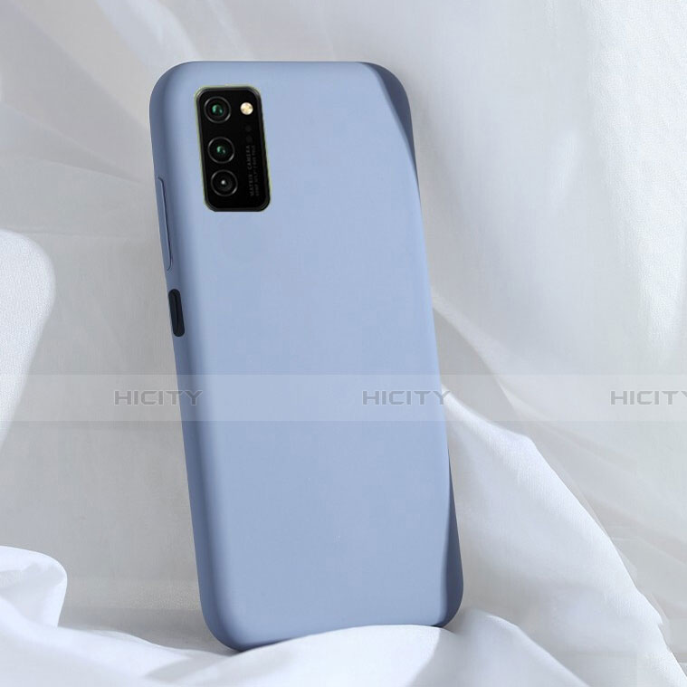 Huawei Honor V30 Pro 5G用360度 フルカバー極薄ソフトケース シリコンケース 耐衝撃 全面保護 バンパー C03 ファーウェイ グレー