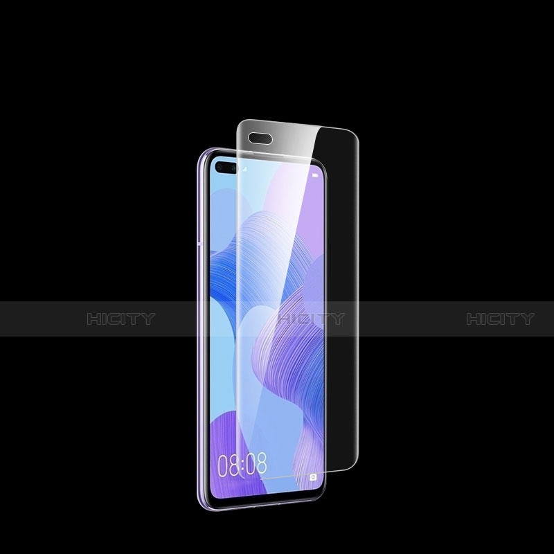 Huawei Honor V30 Pro 5G用高光沢 液晶保護フィルム フルカバレッジ画面 ファーウェイ クリア