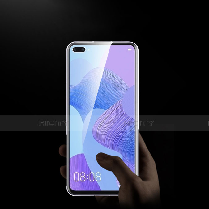 Huawei Honor V30 Pro 5G用高光沢 液晶保護フィルム フルカバレッジ画面 ファーウェイ クリア