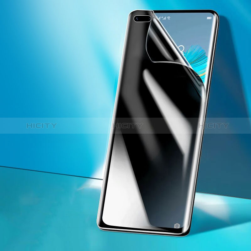 Huawei Honor V40 5G用高光沢 液晶保護フィルム フルカバレッジ画面 反スパイ A02 ファーウェイ クリア