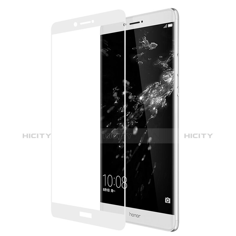 Huawei Honor V8 Max用強化ガラス フル液晶保護フィルム F02 ファーウェイ ホワイト