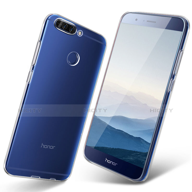 Huawei Honor V9用極薄ソフトケース シリコンケース 耐衝撃 全面保護 クリア透明 T03 ファーウェイ クリア