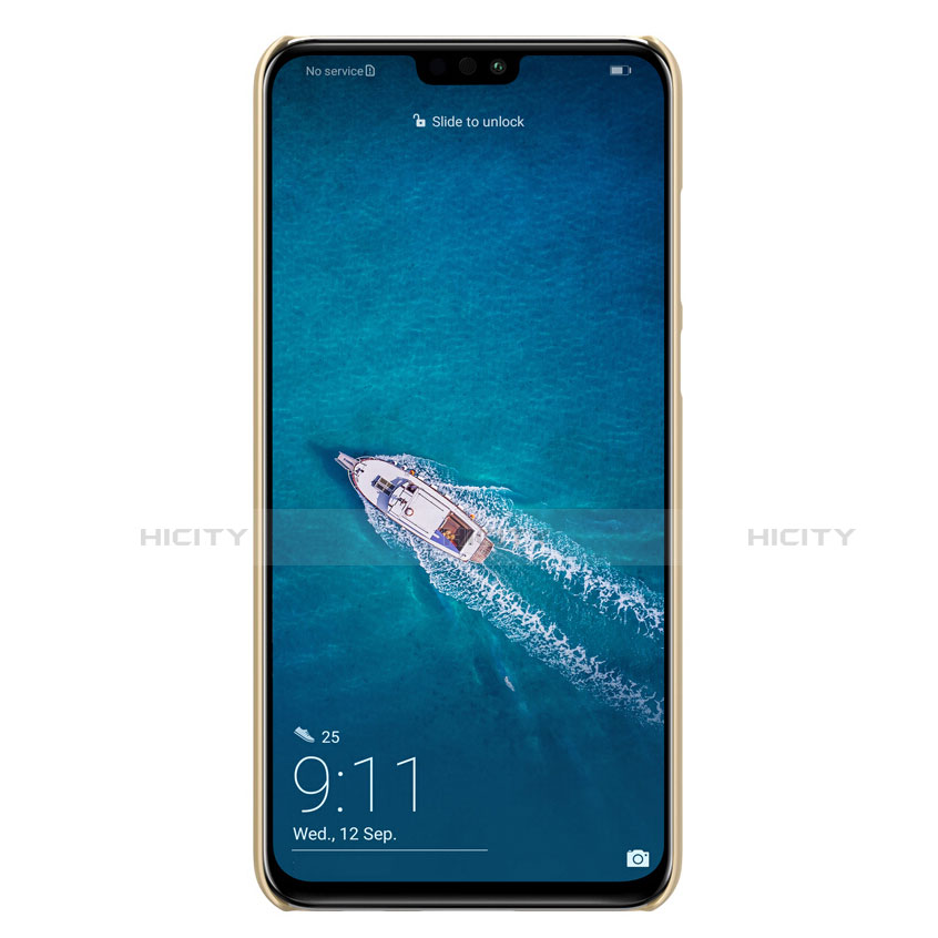 Huawei Honor View 10 Lite用ハードケース プラスチック 質感もマット ファーウェイ ゴールド