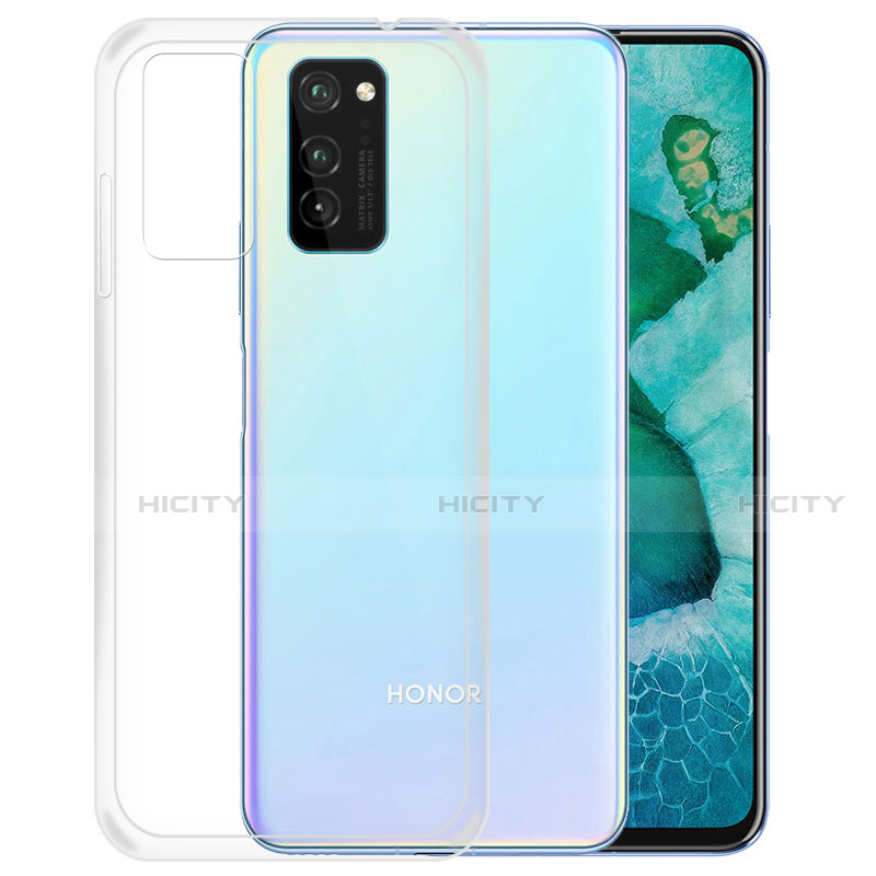 Huawei Honor View 30 5G用極薄ソフトケース シリコンケース 耐衝撃 全面保護 クリア透明 K01 ファーウェイ クリア