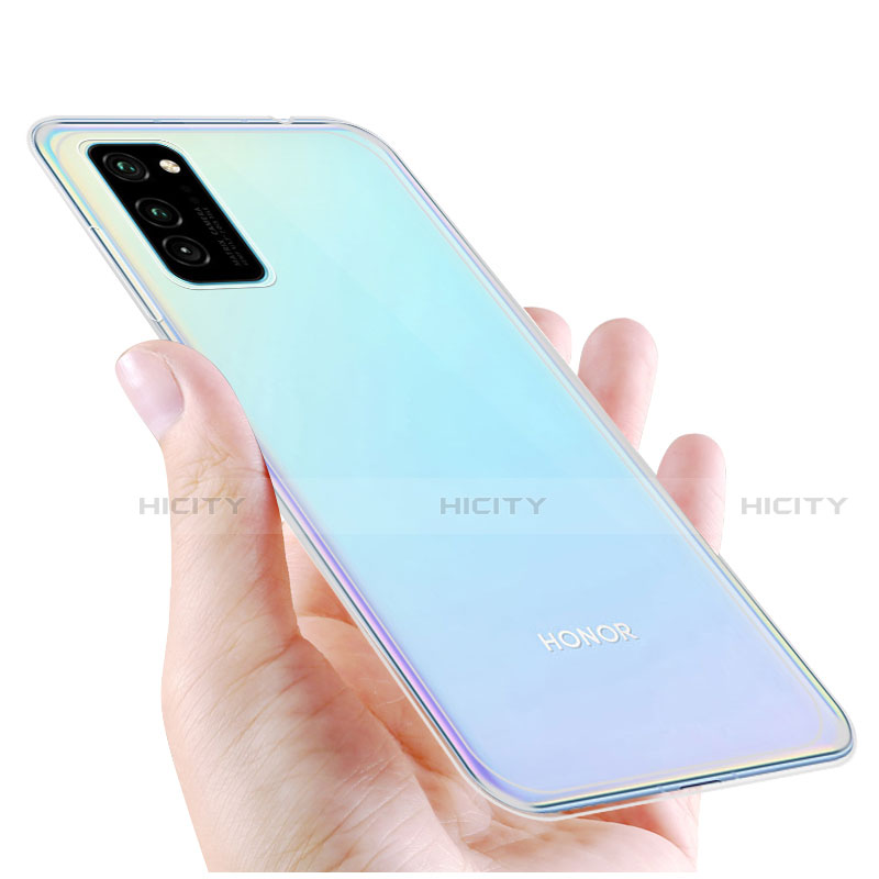 Huawei Honor View 30 5G用極薄ソフトケース シリコンケース 耐衝撃 全面保護 クリア透明 K01 ファーウェイ クリア