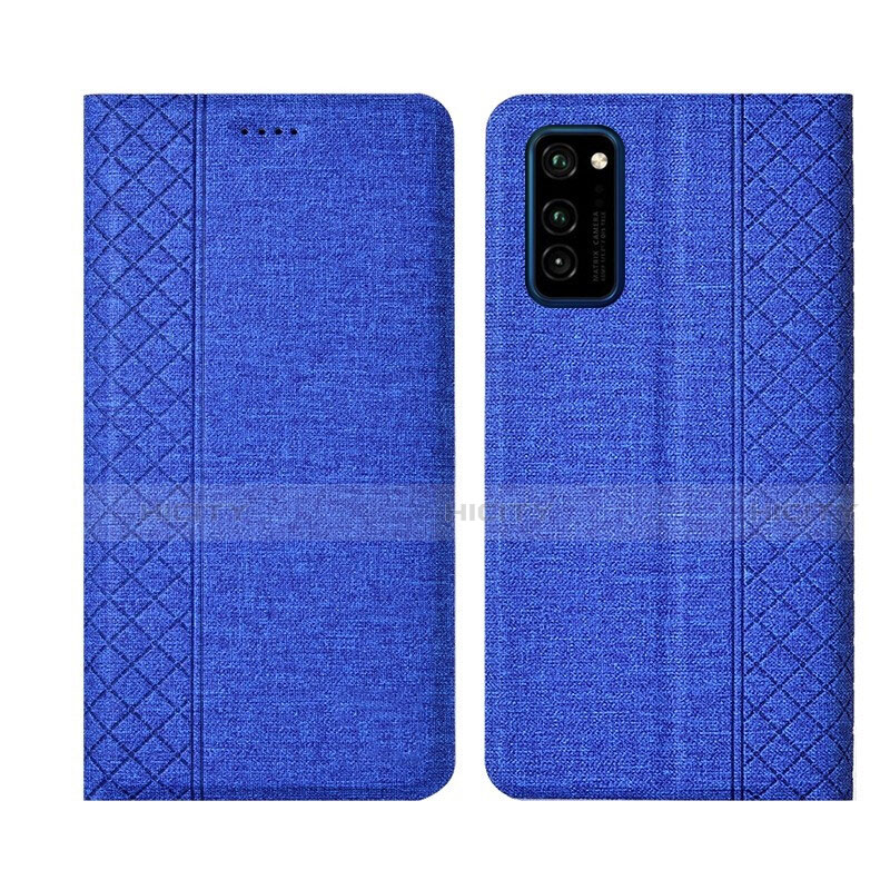 Huawei Honor View 30 Pro 5G用手帳型 布 スタンド H01 ファーウェイ 