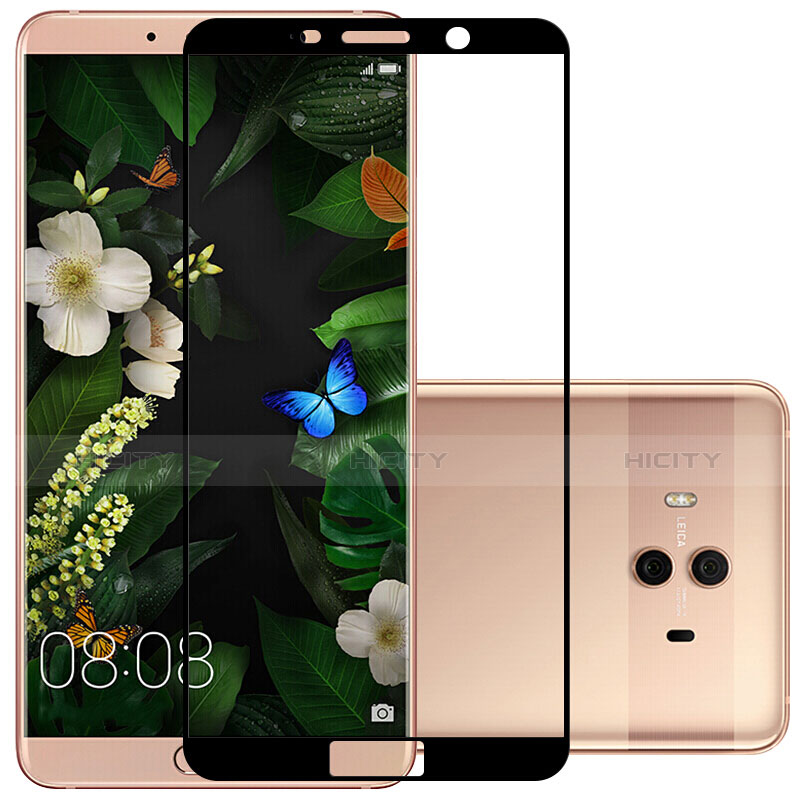 Huawei Mate 10用強化ガラス フル液晶保護フィルム F03 ファーウェイ ブラック