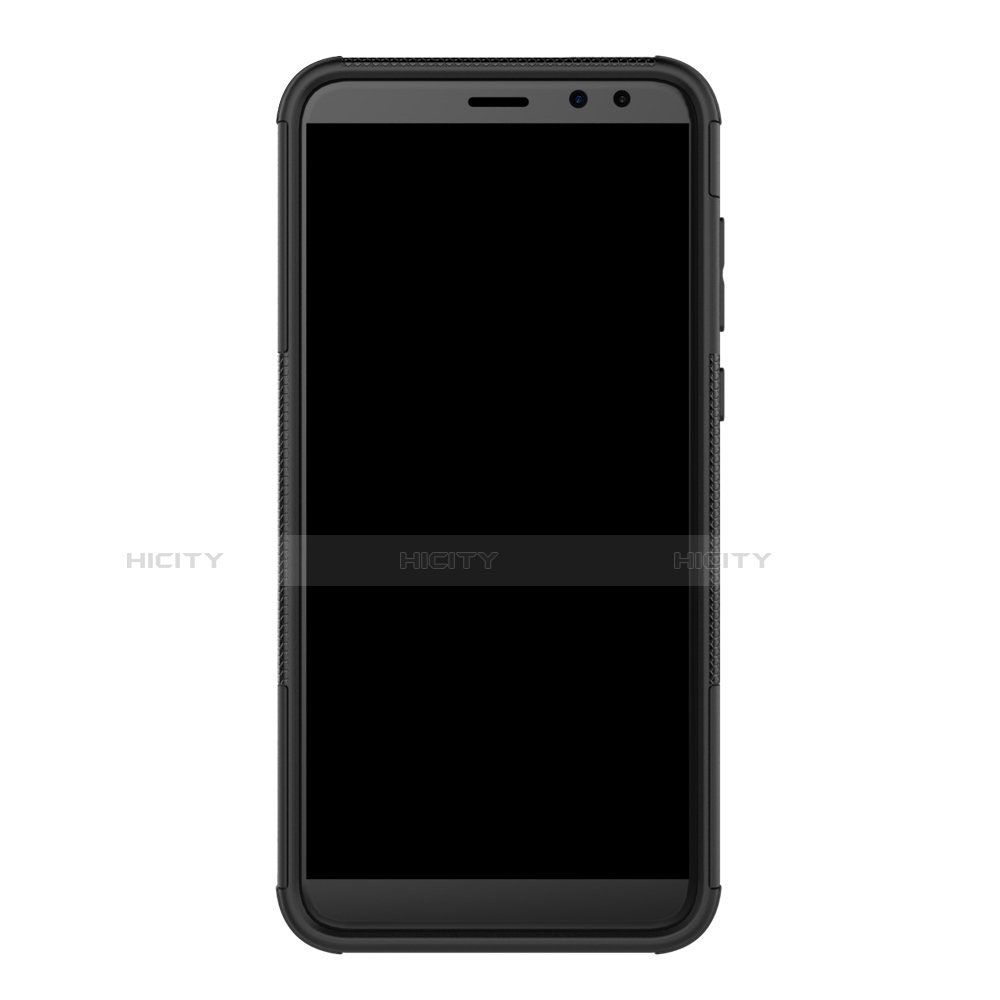 Huawei Mate 10 Lite用ハイブリットバンパーケース スタンド プラスチック 兼シリコーン カバー A02 ファーウェイ 