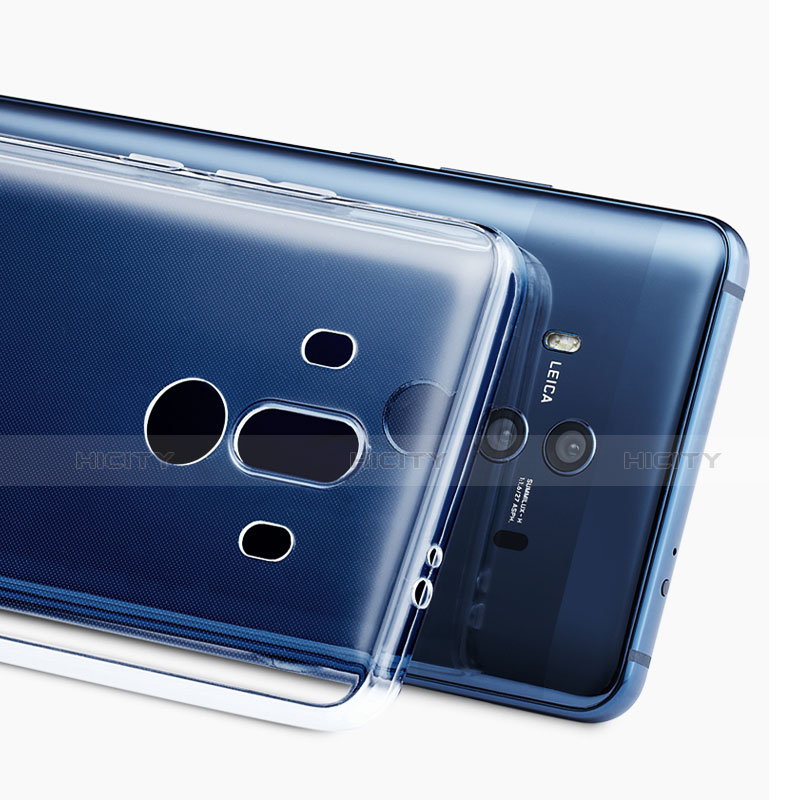 Huawei Mate 10 Pro用極薄ソフトケース シリコンケース 耐衝撃 全面保護 クリア透明 T03 ファーウェイ クリア