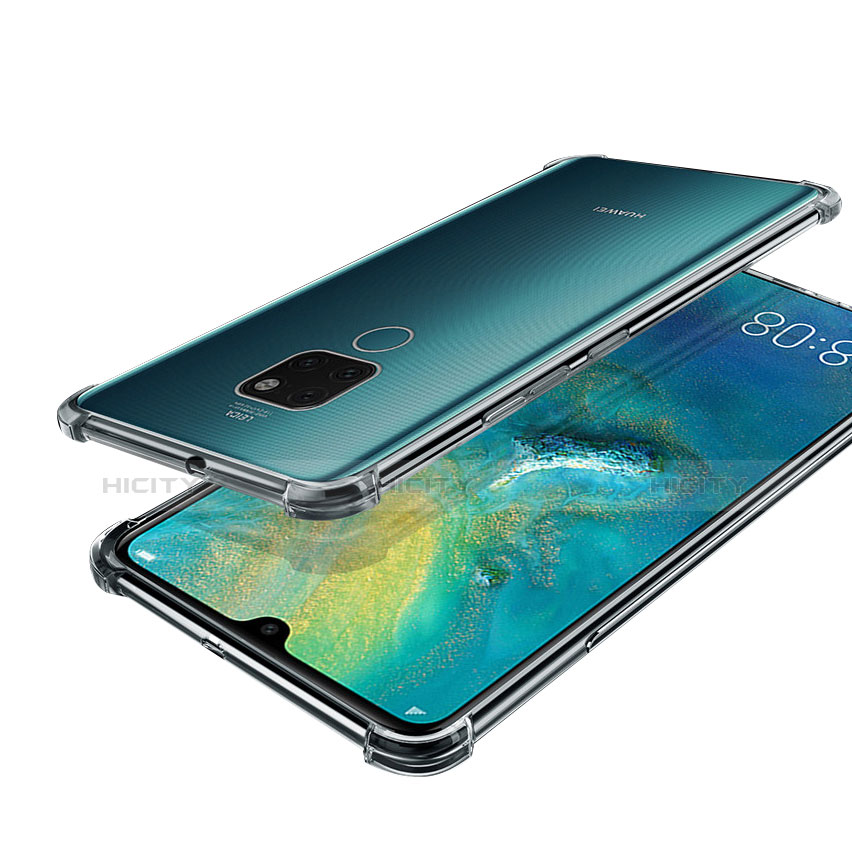 Huawei Mate 20用極薄ソフトケース シリコンケース 耐衝撃 全面保護 クリア透明 S01 ファーウェイ クリア